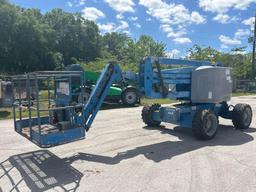 GENIE Z-45/25J RT BOOM LIFT SN:Z452513A-47247 4x4, powered by diesel engine, equipped with 45ft.