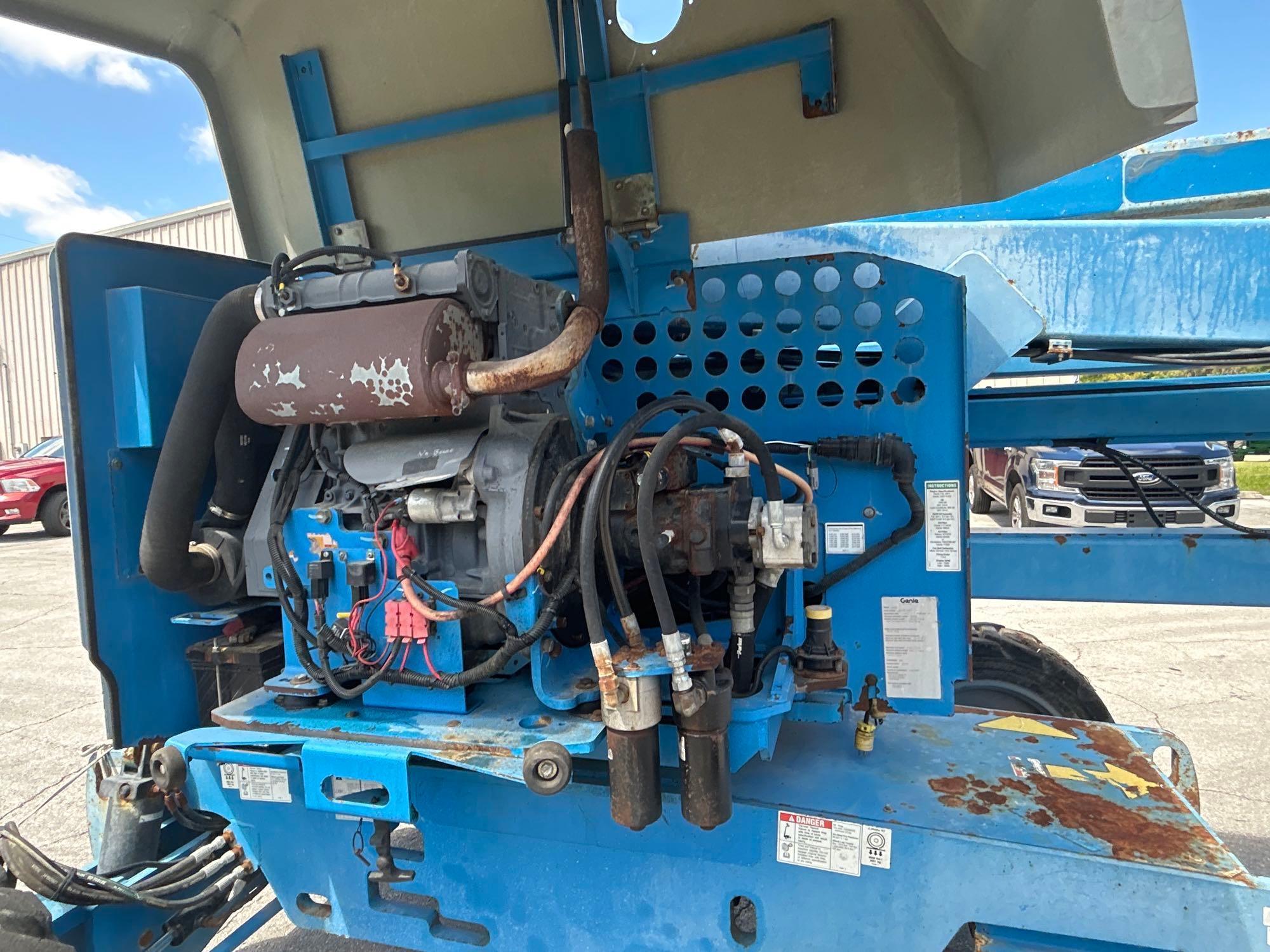 GENIE Z-45/25J RT BOOM LIFT SN:Z452513A-47247 4x4, powered by diesel engine, equipped with 45ft.