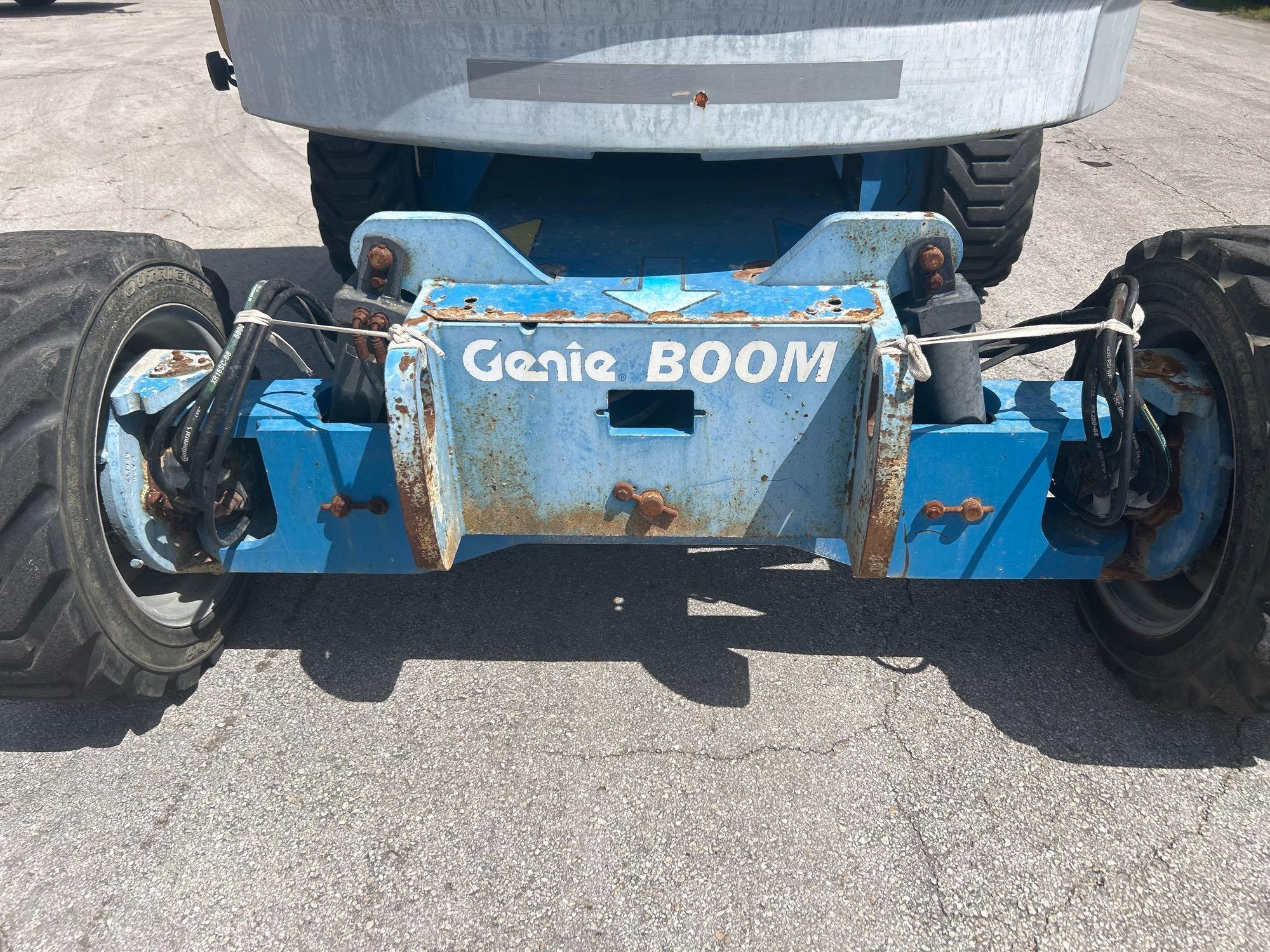 GENIE Z-45/25J RT BOOM LIFT SN:Z452513A-47247 4x4, powered by diesel engine, equipped with 45ft.