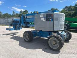 GENIE Z-45/25J RT BOOM LIFT SN:Z452513A-47247 4x4, powered by diesel engine, equipped with 45ft.