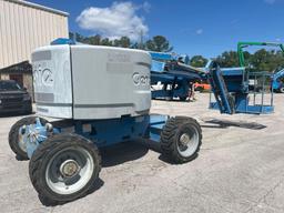 GENIE Z-45/25J RT BOOM LIFT SN:Z452513A-47247 4x4, powered by diesel engine, equipped with 45ft.