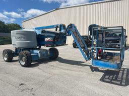 GENIE Z-45/25J RT BOOM LIFT SN:Z452513A-47247 4x4, powered by diesel engine, equipped with 45ft.