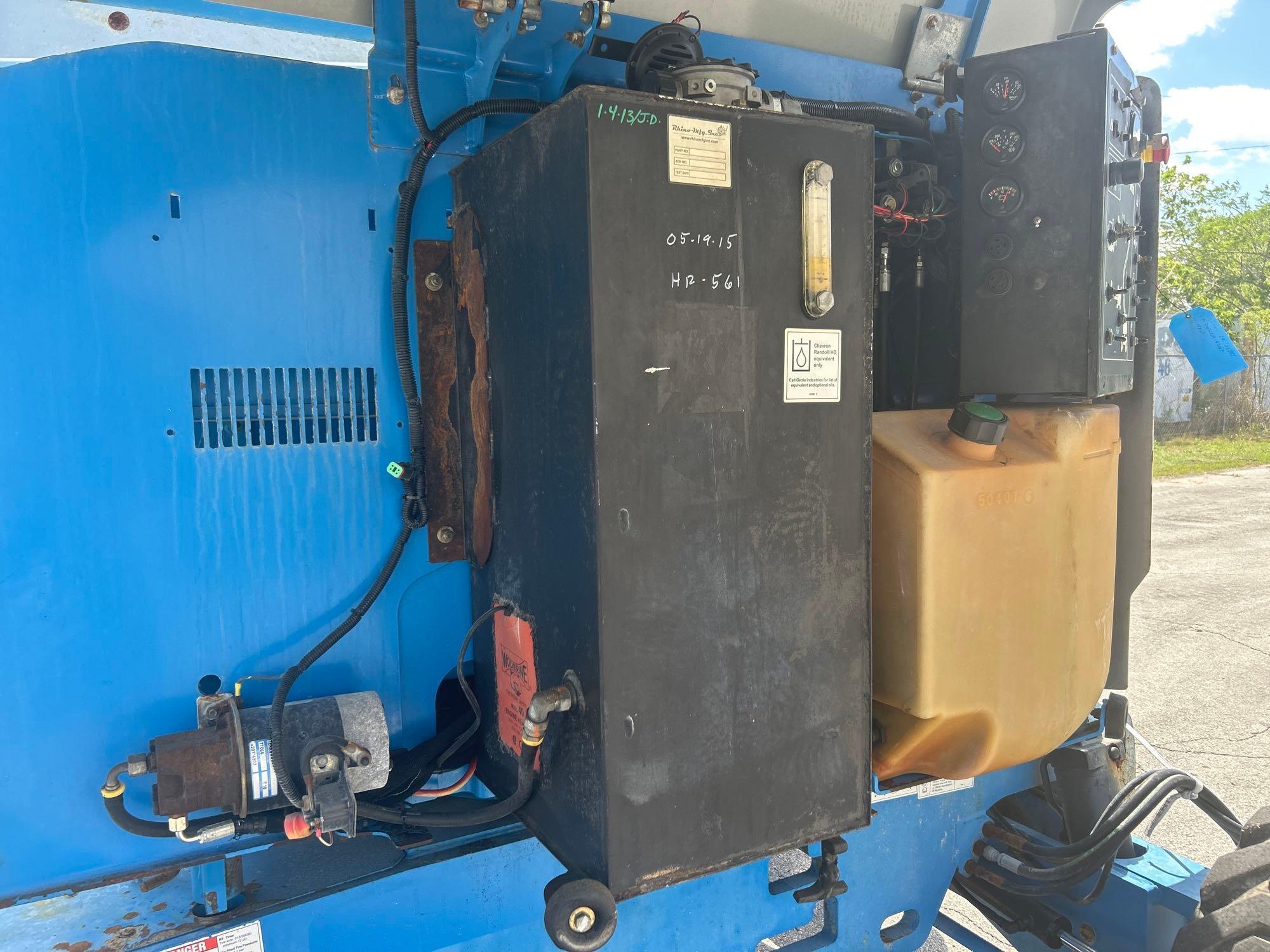 GENIE Z-45/25J RT BOOM LIFT SN:Z452513A-47247 4x4, powered by diesel engine, equipped with 45ft.