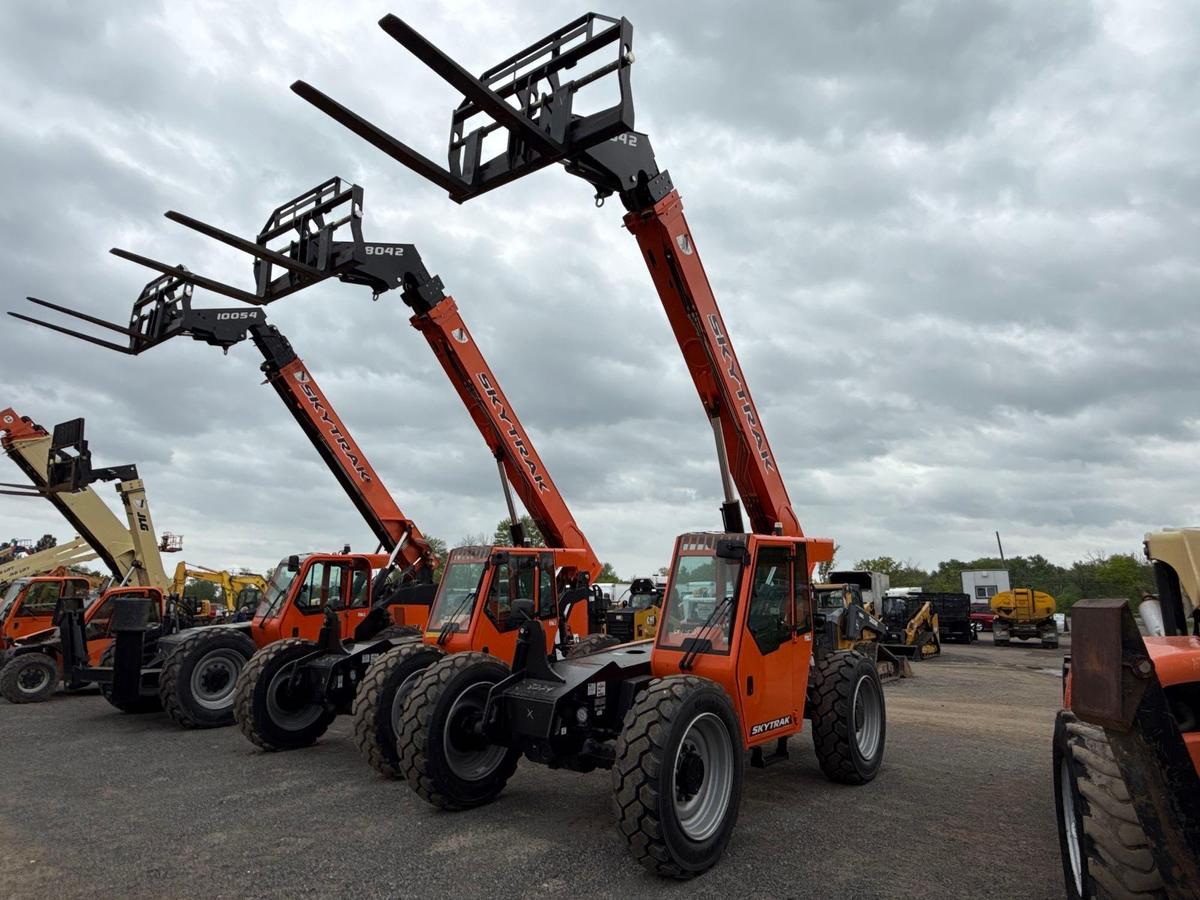 NEW UNUSED SKYTRAK 8042 TELESCOPIC FORKLIFT SN:160138224 4x4, powered by diesel engine, 74hp,