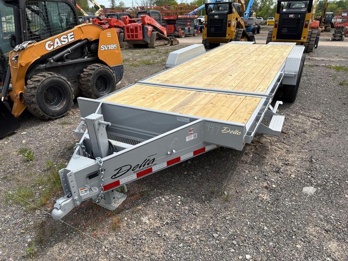 NEW 2025 DELTA 27TB TAGALONG TRAILER VN:69826 equipped with 16ft. Tilt deck, 4ft. Fixed deck,