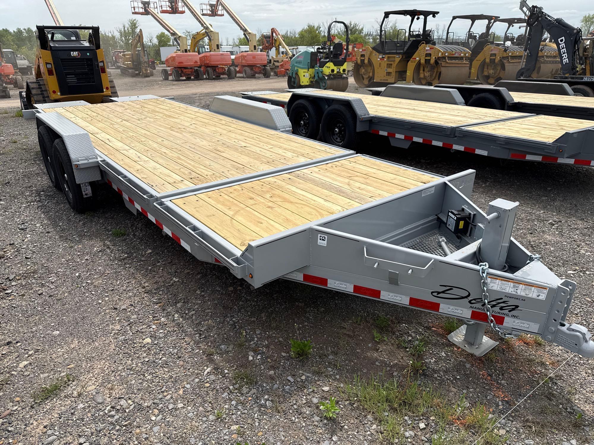 NEW 2025 DELTA 27TB TAGALONG TRAILER VN:69826 equipped with 16ft. Tilt deck, 4ft. Fixed deck,
