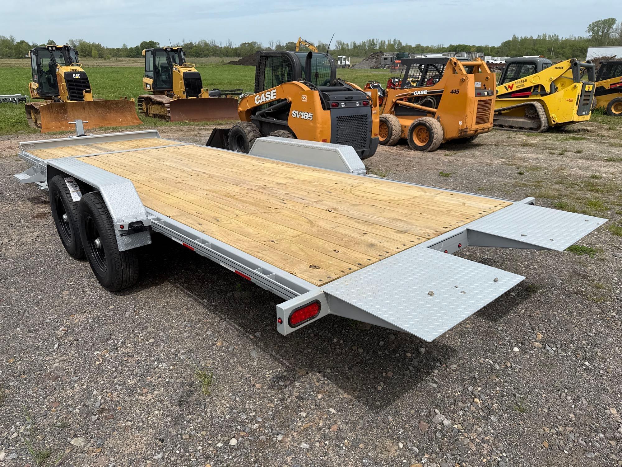 NEW 2025 DELTA 27TB TAGALONG TRAILER VN:69826 equipped with 16ft. Tilt deck, 4ft. Fixed deck,