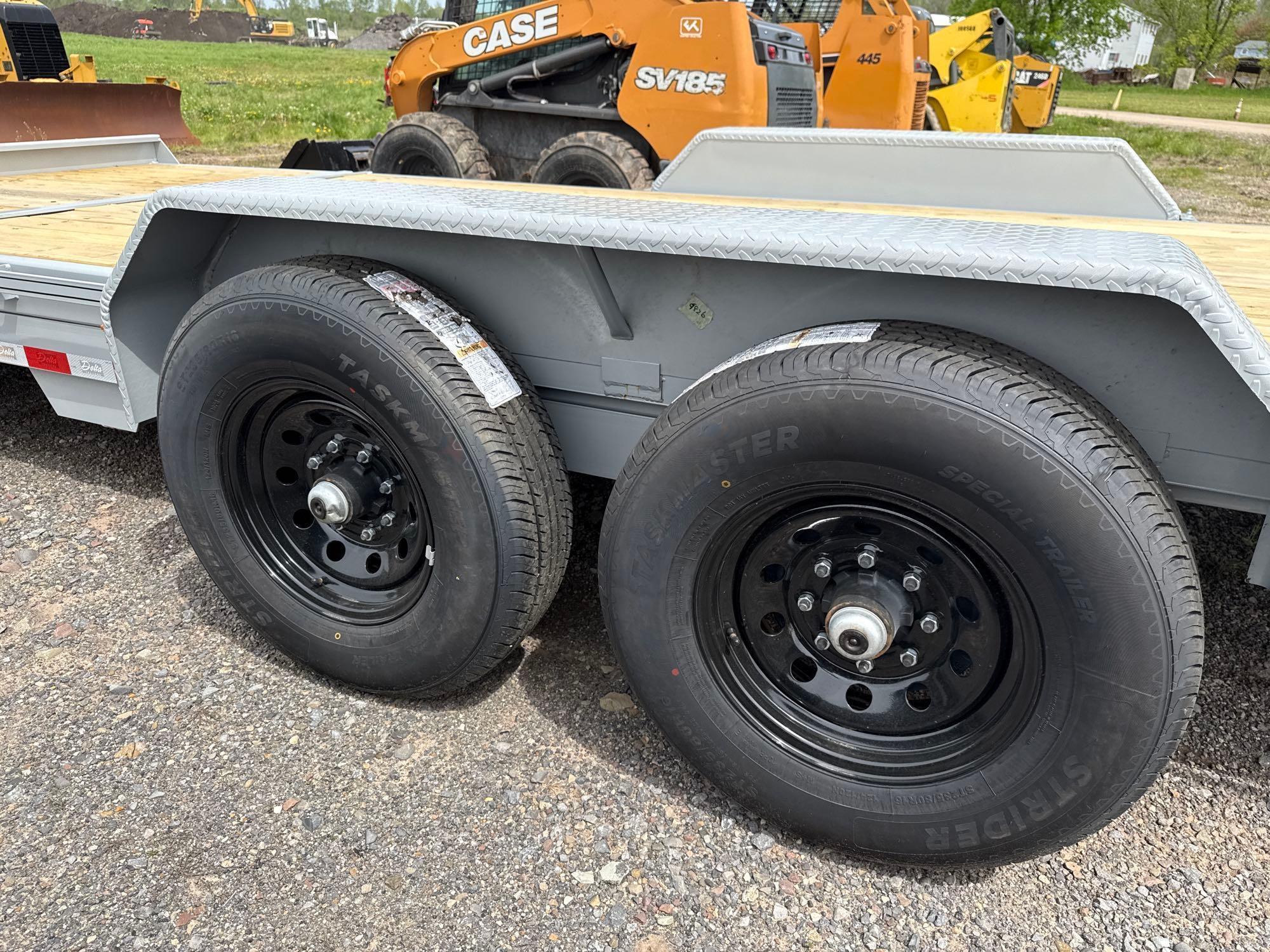 NEW 2025 DELTA 27TB TAGALONG TRAILER VN:69826 equipped with 16ft. Tilt deck, 4ft. Fixed deck,