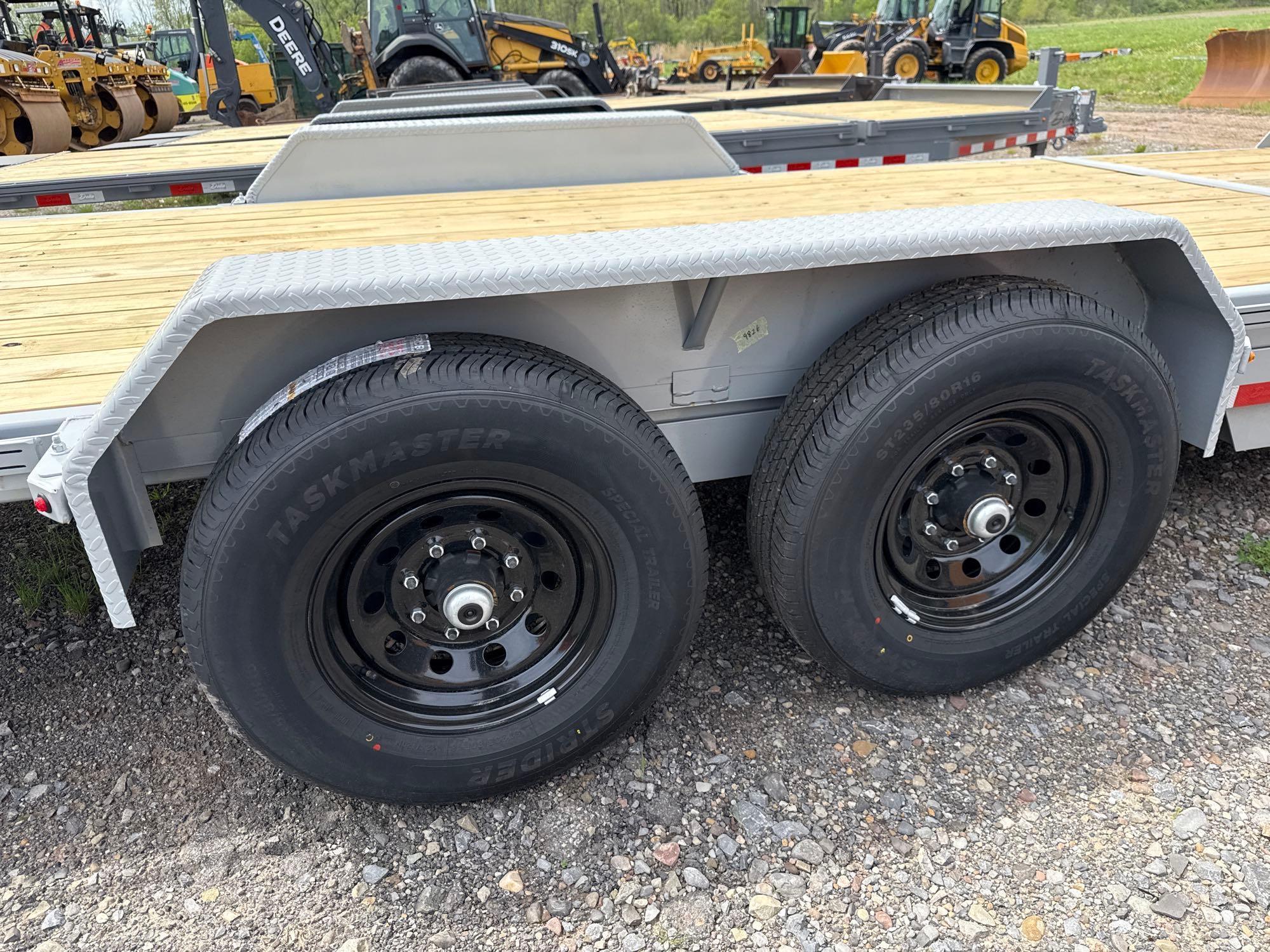 NEW 2025 DELTA 27TB TAGALONG TRAILER VN:69826 equipped with 16ft. Tilt deck, 4ft. Fixed deck,