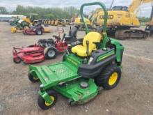 JOHN DEERE 997 COMMERCIAL MOWER powered by diesel engine, equipped with ROPS, 72in. cutting deck,