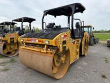 CAT CB64B ASPHALT ROLLER SN:C5600266 powered by Cat diesel engine, equipped with OROPS, hydrostatic