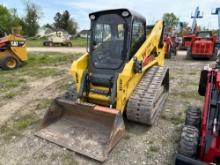 WACKER ST45 SKID STEER SN:M00517 powered by diesel engine, equipped with rollcage, EROPS, auxiliary