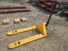 PALLET JACK SUPPORT EQUIPMENT 5,000lb lift capacity, 48in. Forks .