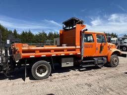 2000 INTERNATIONAL 4700 DUMP TRUCK VN:1HTSCAAL5YH251742 powered by DT466 7.6L diesel engine,