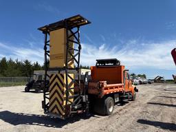 2000 INTERNATIONAL 4700 DUMP TRUCK VN:1HTSCAAL5YH251742 powered by DT466 7.6L diesel engine,