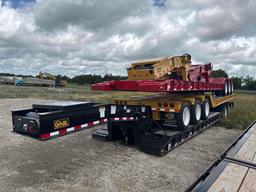 NEW UNUSED WITZCO RG52 DETACHABLE GOOSENECK TRAILER YELLOW VN:S000256 104,000# load capacity, 3