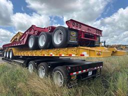 NEW UNUSED WITZCO RG52 DETACHABLE GOOSENECK TRAILER YELLOW VN:S000256 104,000# load capacity, 3