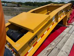 NEW UNUSED WITZCO RG52 DETACHABLE GOOSENECK TRAILER YELLOW VN:S000256 104,000# load capacity, 3