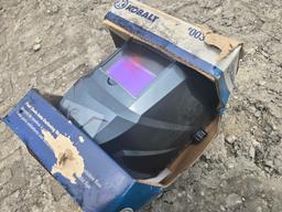 NEW KOBALT WELDING HELMET *AUTO DARKENING* FIXED SHADE NEW SUPPORT EQUIPMENT