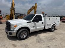 2011 FORD F350 PICKUP TRUCK VN:1FDEF3ET2BEB76722 powered by diesel engine, equipped with automatic