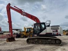 2023 LINKBELT 210X4 LONG REACH EXCAVATOR SN:LRX2490 powered by diesel engine, equipped with Cab,