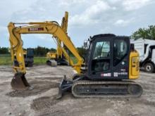 2021 KOBELCO SK85CS-7 HYDRAULIC EXCAVATOR SN:LF09011058 powered by diesel engine, equipped with Cab,