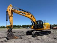 2019 JCB JS370LC HYDRAULIC EXCAVATOR SN:2762823 powered by diesel engine, equipped with Cab, air,