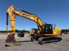 2019 JCB JS300LC 4F HYDRAULIC EXCAVATOR SN:2778972 powered by diesel engine, equipped with Cab, air,