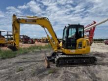 2022 KOMATSU PC80MR-5E0 HYDRAULIC EXCAVATOR SN:F70775 powered by Komatsu diesel engine, equipped