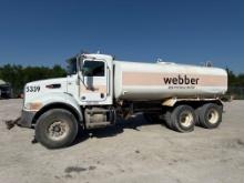 2015 PETERBILT 348 WATER TRUCK VN:2NP3LJ0X3FM290987 powered by Paccar PX9 diesel engine, equipped