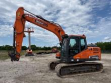 2020 DOOSAN DX140LC-5 HYDRAULIC EXCAVATOR SN:DXCCEBBRVK0020189 powered by diesel engine, equipped