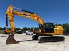 2019 JCB JS370LC HYDRAULIC EXCAVATOR SN:2762810 powered by diesel engine, equipped with Cab, air,