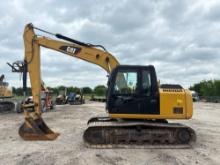 2018 CAT 313FLGC HYDRAULIC EXCAVATOR SN:HDK10217 powered by Cat diesel engine, equipped with Cab,