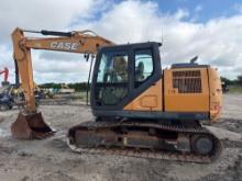 2018 CASE CX130D HYDRAULIC EXCAVATOR SN:NHS7D1330 powered by diesel engine, equipped with Cab, air,