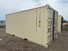 NEW 20FT. MULTI-USE CONTAINER with fork pockets, 2-side doors.