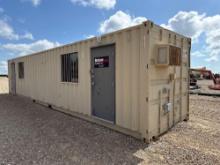 OFFICE CONTAINER equipped with 40ft length, 2-a/c units, 2-side doors.