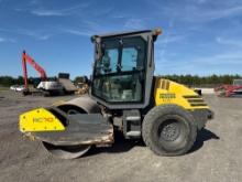 2018 WACKER RC70 VIBRATORY ROLLER SN:WNCR0801THAA00425 powered by diesel engine, equipped with