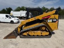 2018 CAT 299D2 RUBBER TRACKED SKID STEER SN:FD203165 powered by Cat diesel engine, equipped with