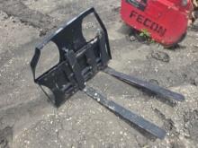 NEW 36IN. FORK FRAME MINI TRACK LOADER ATTACHMENT