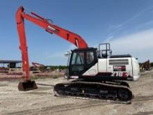 2023 LINKBELT 210X4 LONG REACH EXCAVATOR SN:LRX2509 powered by diesel engine, equipped with Cab,