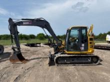 2021 JOHN DEERE 85G HYDRAULIC EXCAVATOR SN:1FF085GXVMJ022988 powered by John Deere diesel engine,