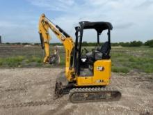 2022 CAT 301.7CR HYDRAULIC EXCAVATOR SN:JH707137 powered by Cat diesel engine, equipped with OROPS,