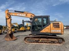 2018 CASE CX130D HYDRAULIC EXCAVATOR SN:HS7D1358 powered by diesel engine, equipped with Cab, air,