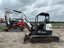 2017 BOBCAT E50 HYDRAULIC EXCAVATOR SN:AJ1813330 powered by Kubota diesel engine, 49hp, equipped