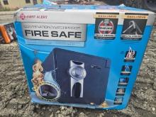 NEW FIRST ALERT 2087F .94 CU FT FIRE AND WATER PROOF DIAL COMBINATION SAFE NEW SUPPORT EQUIPMENT