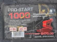 NEW 1 GA 25 FT HEAVY DUTY BOOSTER CABLE NEW SUPPORT EQUIPMENT