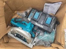 NEW MAKITA 18V X 2 CIRCULAR SAW KIT - XSH06PT - 1 YR FACTOR WARRANTY NEW SUPPORT EQUIPMENT