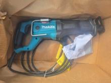 NEW MAKITA CORDED RECIPROCATING SAW - JR3051T- 1 YR FACTORY WARRANTY-RECON NEW SUPPORT EQUIPMENT