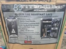NEW ARMOR FREEDOM SERIES 40 GUN FIRE SAFE, 1400 DEGREE FIRE RATING, DIGITAL COMBINATION KEY PAD
