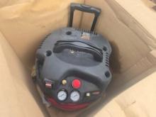 NEW 6 GAL ROCKWORTH PANCAKE AIR COMPRESSOR NEW SUPPORT EQUIPMENT